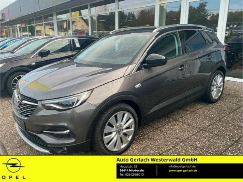 OPEL  Grandland 1.6 Turbo EU6d-T Ultimate AHK-abnehmba, Mondstein Grau/E:Vulkan Grau