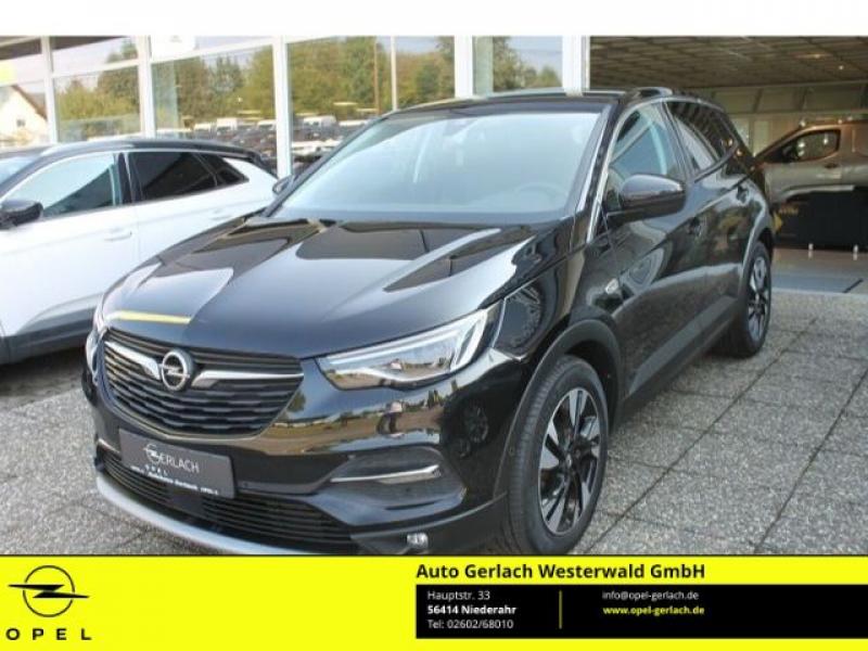 OPEL  Grandland 1.2 Turbo EU6d 120 Jahre Navi LED Kurv, Diamant Schwarz/Karbon Schwarz