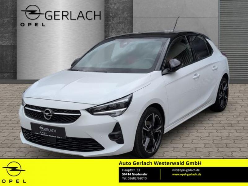 OPEL  Corsa F GS Line 1.2 Turbo EU6d Navi LED Blendfre, Jade Weiss/Arktis Weiss