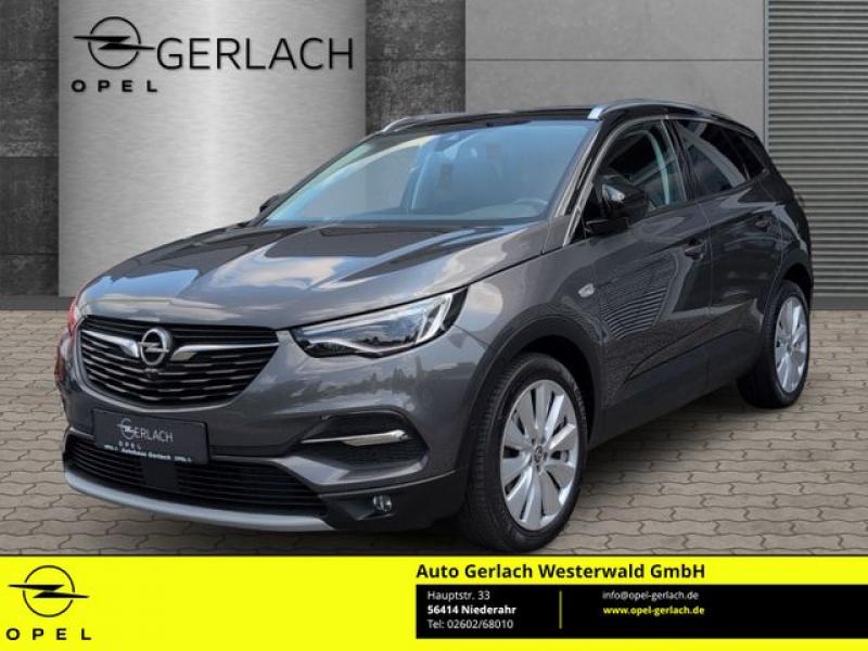 OPEL  Grandland Ultimate 1.6 Turbo EU6d Navi Soundsyst, Mondstein Grau/E:Vulkan Grau