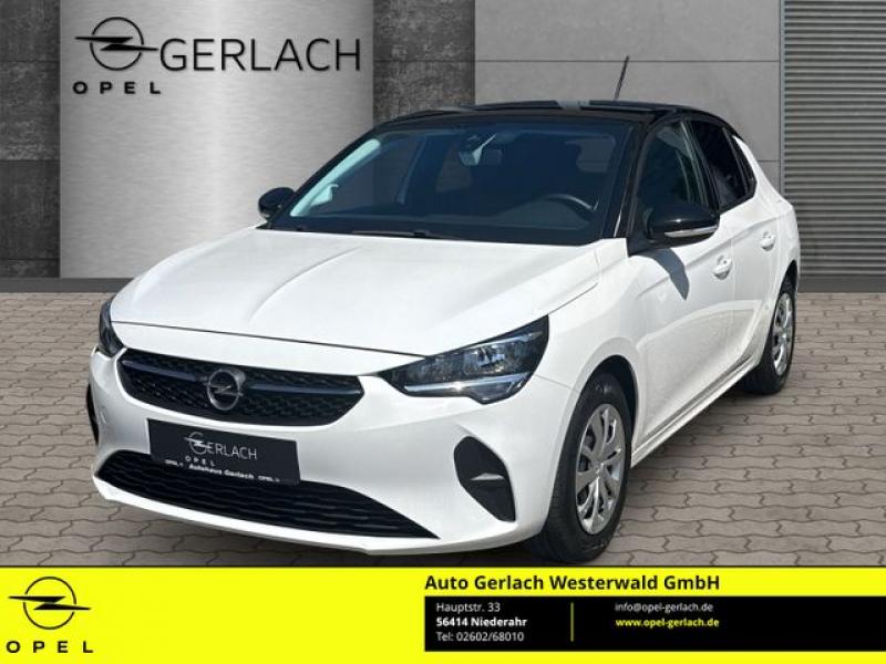 OPEL  Corsa F Edition 1.2 EU6d LED Apple CarPlay Andro, Jade Weiss/Arktis Weiss