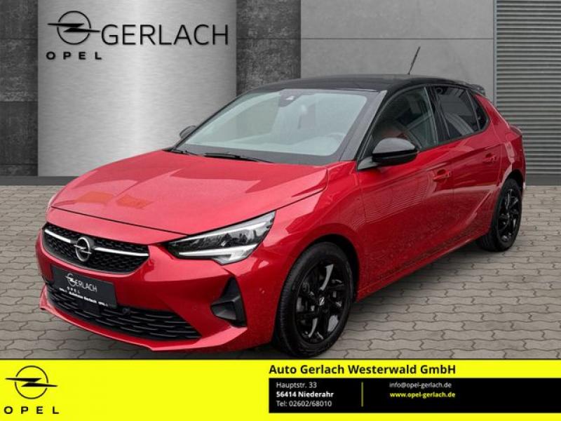 OPEL  Corsa F GS Line 1.2 Turbo EU6d LED Apple CarPlay, PEPERONCINO RED