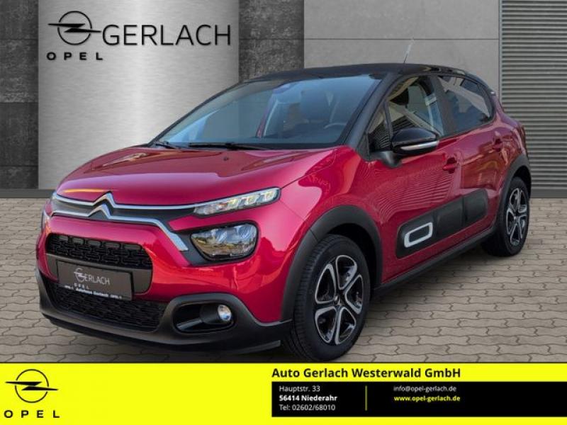 CITROEN  C3 Feel Pack 1.2 PureTech 82 83 EU6d LED Klimaau, ROUGE ELIXIR