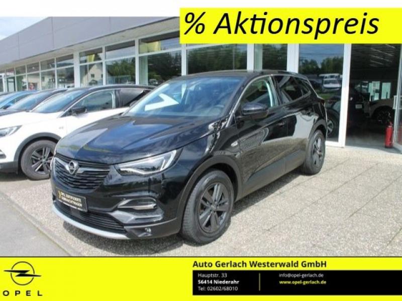 OPEL  Grandland 1.2 Turbo EU6d Design Line Navi Sounds, Diamant Schwarz/Karbon Schwarz
