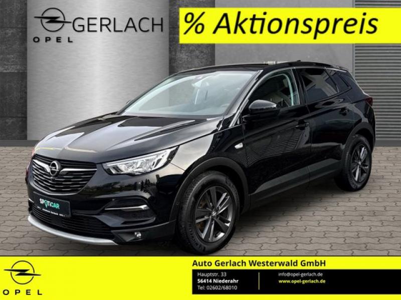 OPEL  Grandland Design Line 1.2 Turbo EU6d Navi 360 Ka, Diamant Schwarz/Karbon Schwarz