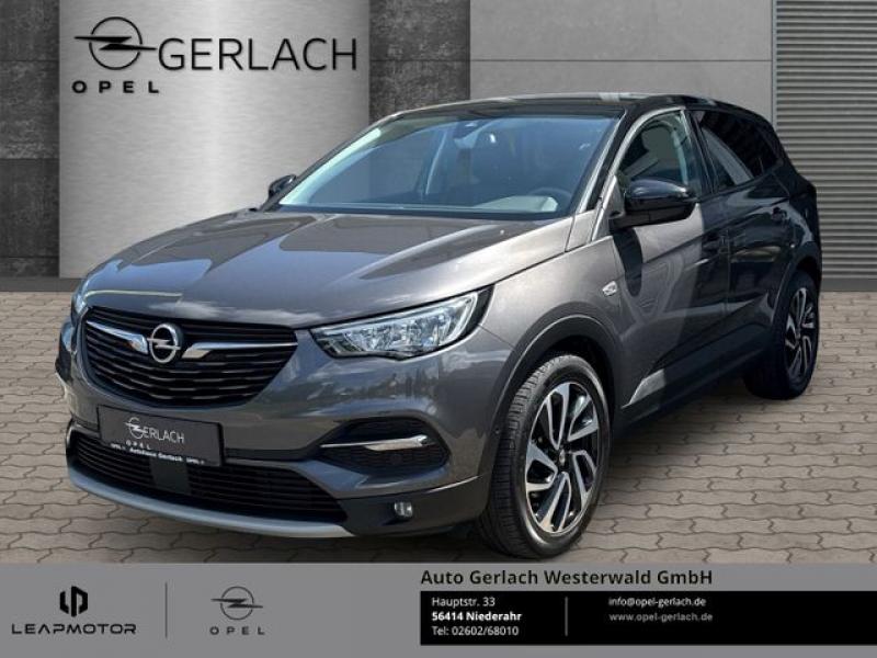 OPEL  Grandland Elegance 1.2 Turbo EU6d Navi LED El. H, Mondstein Grau/E:Vulkan Grau