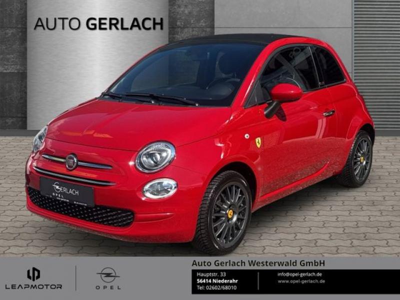 FIAT  500 Lounge Faltdach Navi Apple CarPlay Android A, ROSSO CORSA/SFRONTATO/ARGILLA/PA