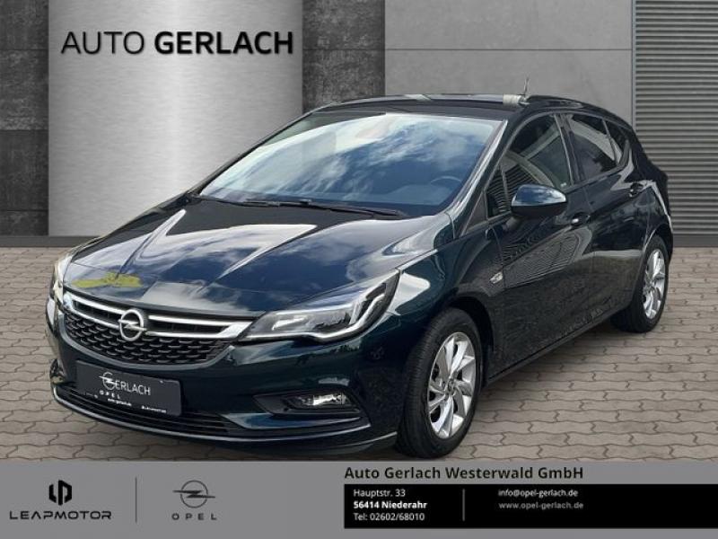 OPEL  Astra K ON Apple CarPlay Android Auto Musikstrea, Smaragd Gruen